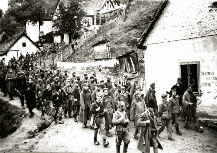 German prisoners in Užice, 1941