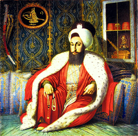Sultan Selim III; Oil on Canvas, Konstantin Kapidagli 1803;
