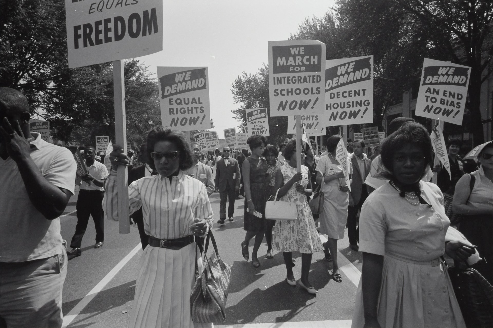 Header banner of 'The unfinished revolution – The Civil Rights Movement'
